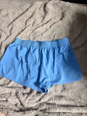 ASICS xl Light Blue Women's Athletic Shorts